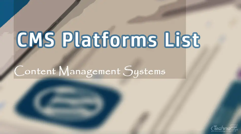 FI CMS Platforms List