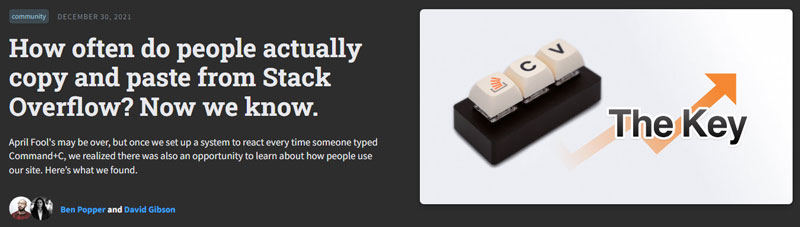 How often do people actually copy and paste from Stack Overflow