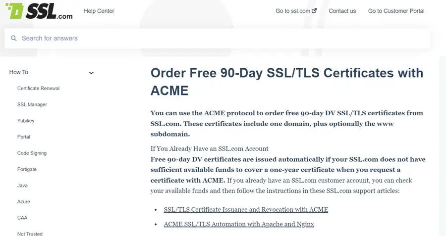 SSL.com Free